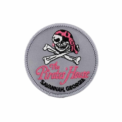 Custom 100% Embroidered Patches Outdoor Caps Hook And Loop Patch For Jackets