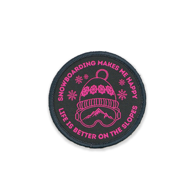 Skiing Embroidered Sports Patches Woven Yarn Thread Fabric For Jacket