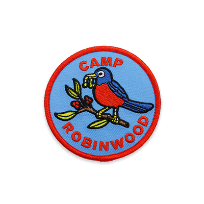 100% Embroidered Custom Logo Patches Smiley Face Iron On Patch Jackets Hats