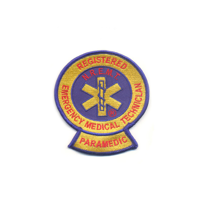 Embroidery Logo Patches Ambulance Emergency Uniform Armband Iron On Patch