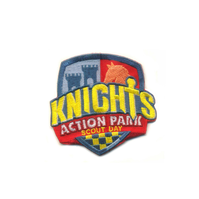 Iron On Back Embroidered Hat Patches Logo Twill Fabric For Event Souvenir​