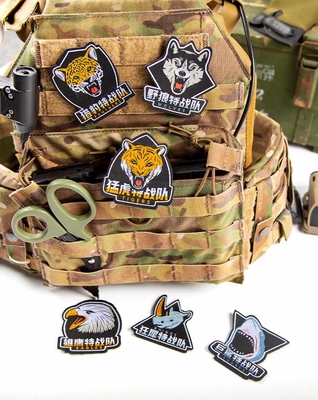 Military Morale Patches Merrowed Hooked Bags DIY Veteran Patches For Clothing