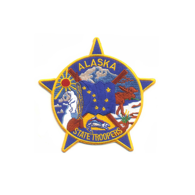 Souvenir Sports Badge Embroidery , 3.5'' Height Iron On Patches For Beanies