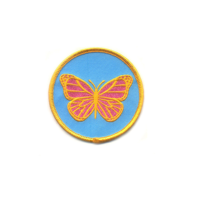 Custom Club Logo Patches Embroidered Applique Merrowed Souvenir Hats Patch