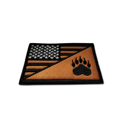 Full Embroidered Hat Patches Polyester Threads Material For Military