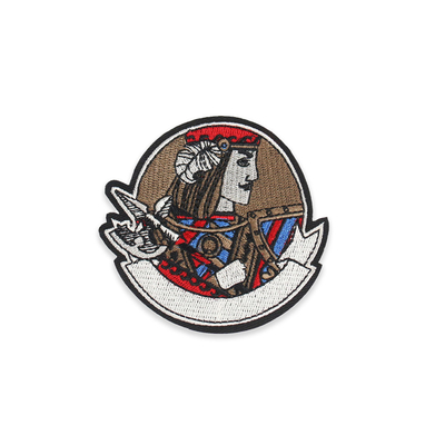 DIY Poker Face Iron On Embroidered Patches For Garments Bedding