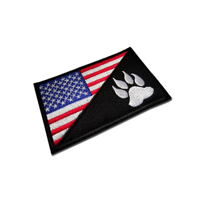 Military Hooked Army Iron On Patches , Cloth Patches For Jackets 2 Inch × 3 Inch Size