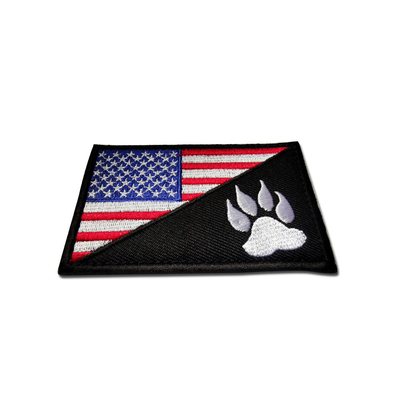 Military Hooked Army Iron On Patches , Cloth Patches For Jackets 2 Inch × 3 Inch Size