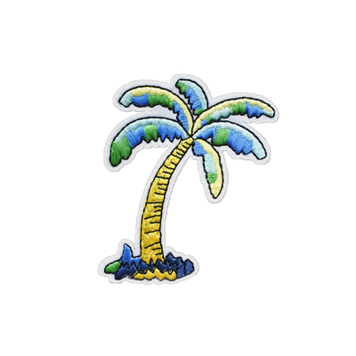 Twill Felt Fabric Iron On Cotton Patches , Logo Embroidered Patches For Clothes