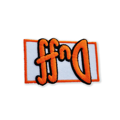 Cute Logo Clothing Embroidered Patches Felt Chainstitch For Garments Bedding