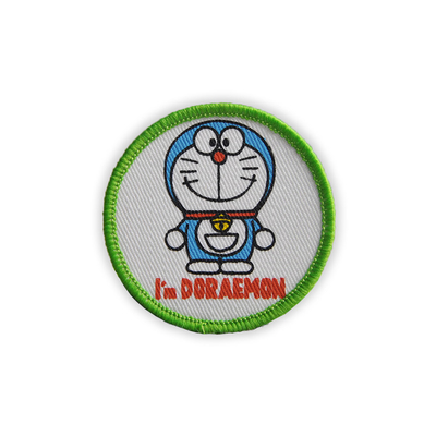 Embroidery Iron On 3D Puff Patches Doraemon Pokemon Anime Logo