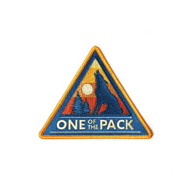 Full Embroidered Custom Made Hat Patches , Applique Sticky Clothes Patches OEM ODM