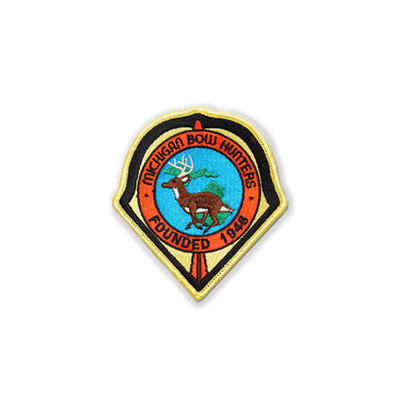 Merrowed Velcro Embroidered Patches , Clothing Badges Patches For Hunting Event Hats