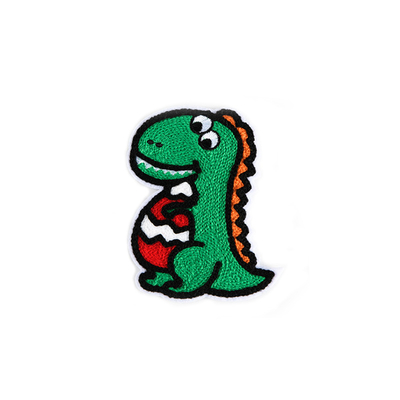 Cute Logo Clothing Embroidered Patches Felt Chainstitch For Garments Bedding