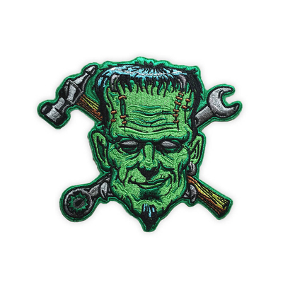 Applique Iron On Embroidered Badges , Merrowed Halloween Patches For Clothes