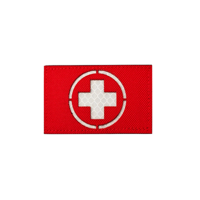 Military 3M Reflective Velcro Patch Die Cut Border Nylon Fluorescence Material