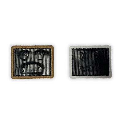 Hook And Loop Embroidered Hat Patches Heat Cut Border OEM ODM