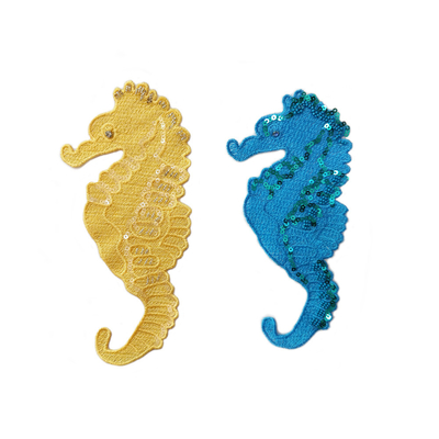 Decorative Sticker Clothing Embroidered Patches Iron On Hook And Loop Patches