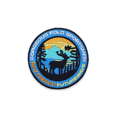 Customize Logo Iron On Embroidery Patches Felt Fabric For Cap Jacket Jeans