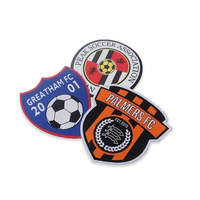 Cap Jacket Decorative Badges Iron On Backing Heat Transfer Custom Embroidery Badges