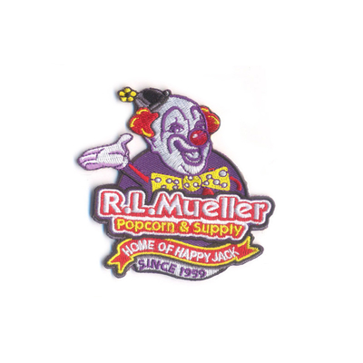 Iron On / Sew On Custom Embroidered Stickers Self Adhesive For Garment Clothing Jeans