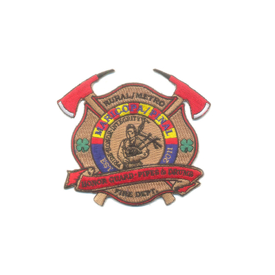 Factory Wholesale Letter Embroidery Patches Iron On Backing Any Size / Shape Design