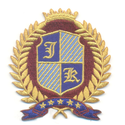 Police Embroidered Badge Patch Customized Logo Size Shape For Uniform Military Bags