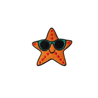 Iron On/Sew On Vecro Embroidered Hat Patches Customized Size Logo Pattern
