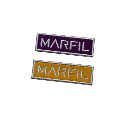 College Student Army Soldier Embroidered Name Badges With Velcro On Backing