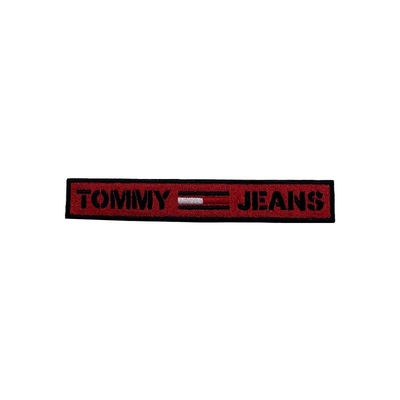 130mm*30mm Iron On Embroidered Hat Patches Uniform Name Badges