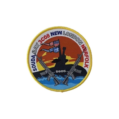 Fabric Iron On Woven Badges Custom Woven Patches For Hat Clothing