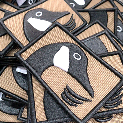 Armband Clothing 3D Puff Patches Velcro Ironing Backing For Bags